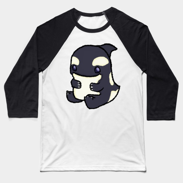 Orca Quaggan Baseball T-Shirt by SpectacledPeach